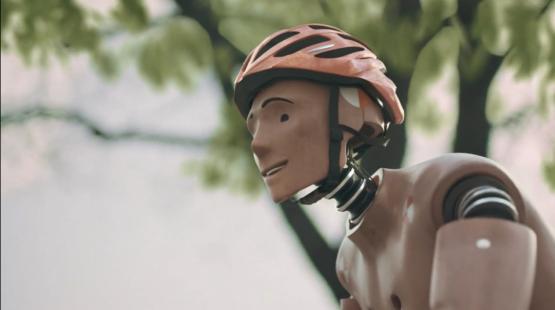 A 3d animated crash test dummy created with Perception Neuron motion capture stars in AVC commercial.