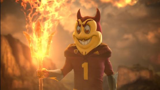 ASU mascot Sparky created with Perception Neuron motion capture.