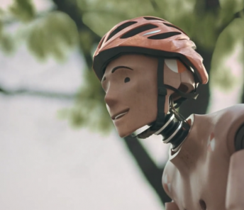 A 3d animated crash test dummy created with Perception Neuron motion capture stars in AVC commercial.